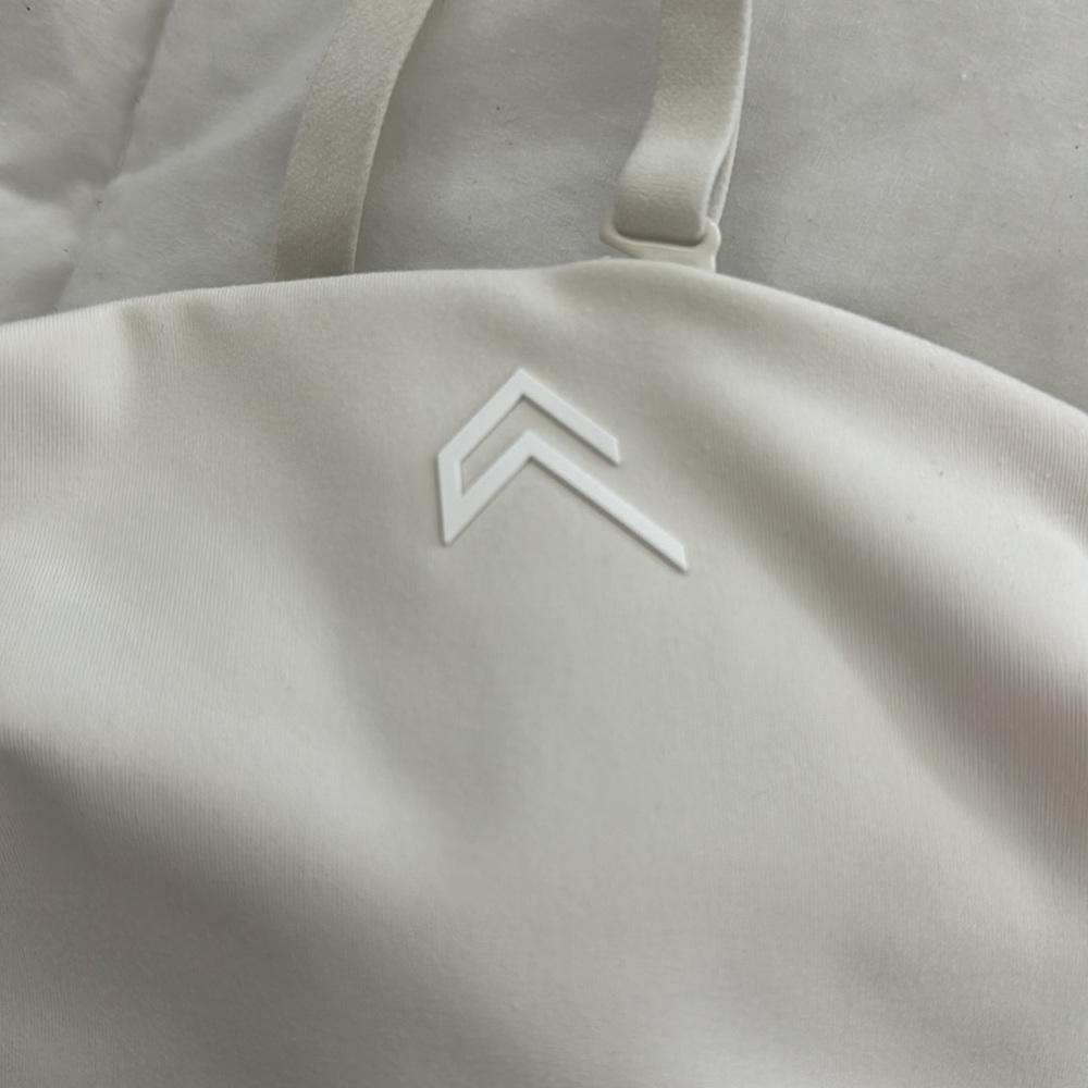Oner Active Cream Bandeau Bralette with Adjustable Straps - Picture 3 of 5